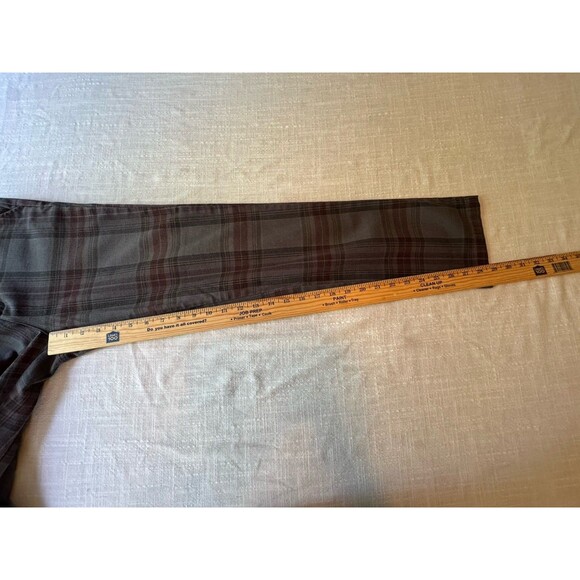 Volcom Frochickie Mid Rise Regular Fit Plaid Chino Pants Womens Size 24 - Picture 11 of 13